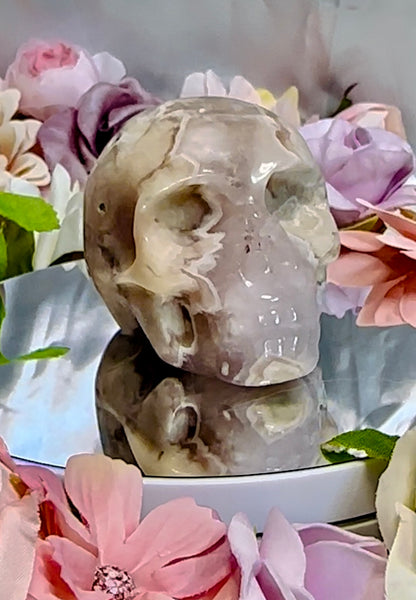 Pink Amethyst Skull