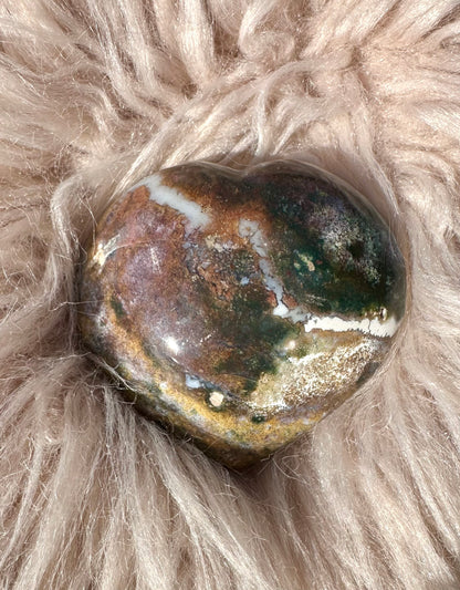 Ocean Jasper Heart