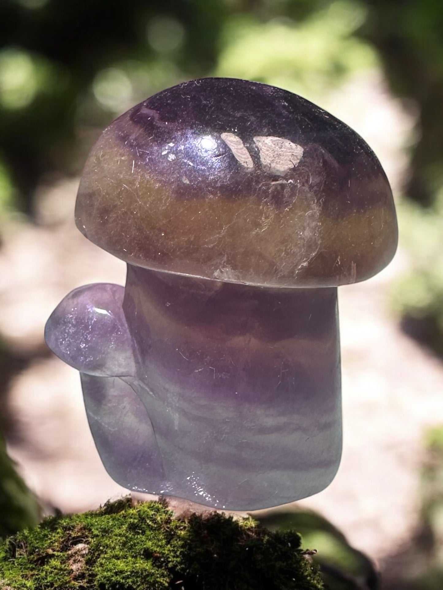 Fluorite Crystal Mushroom