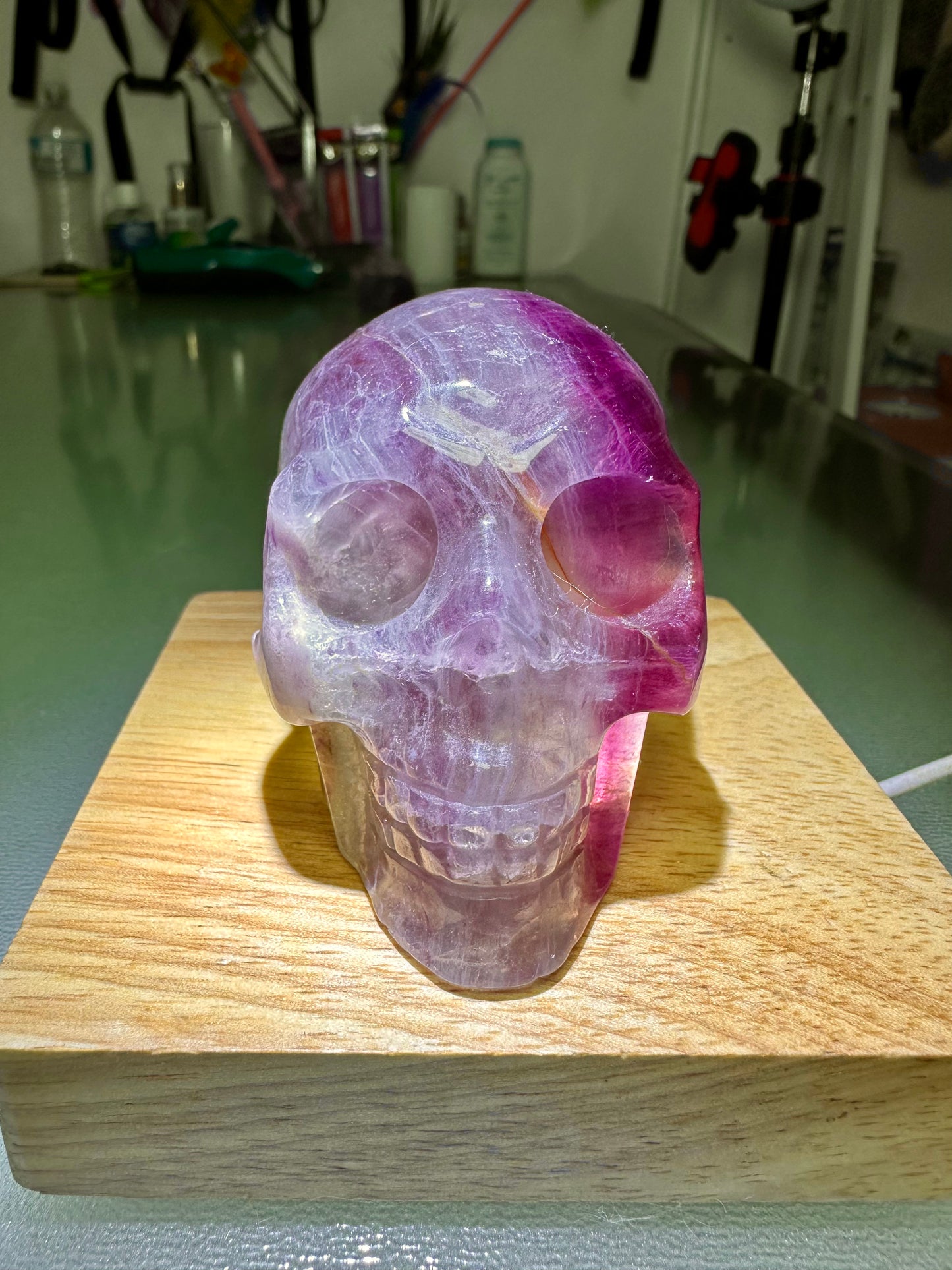 Fluorite Skull