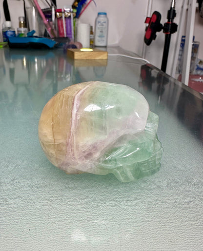 Candy Fluorite Skull