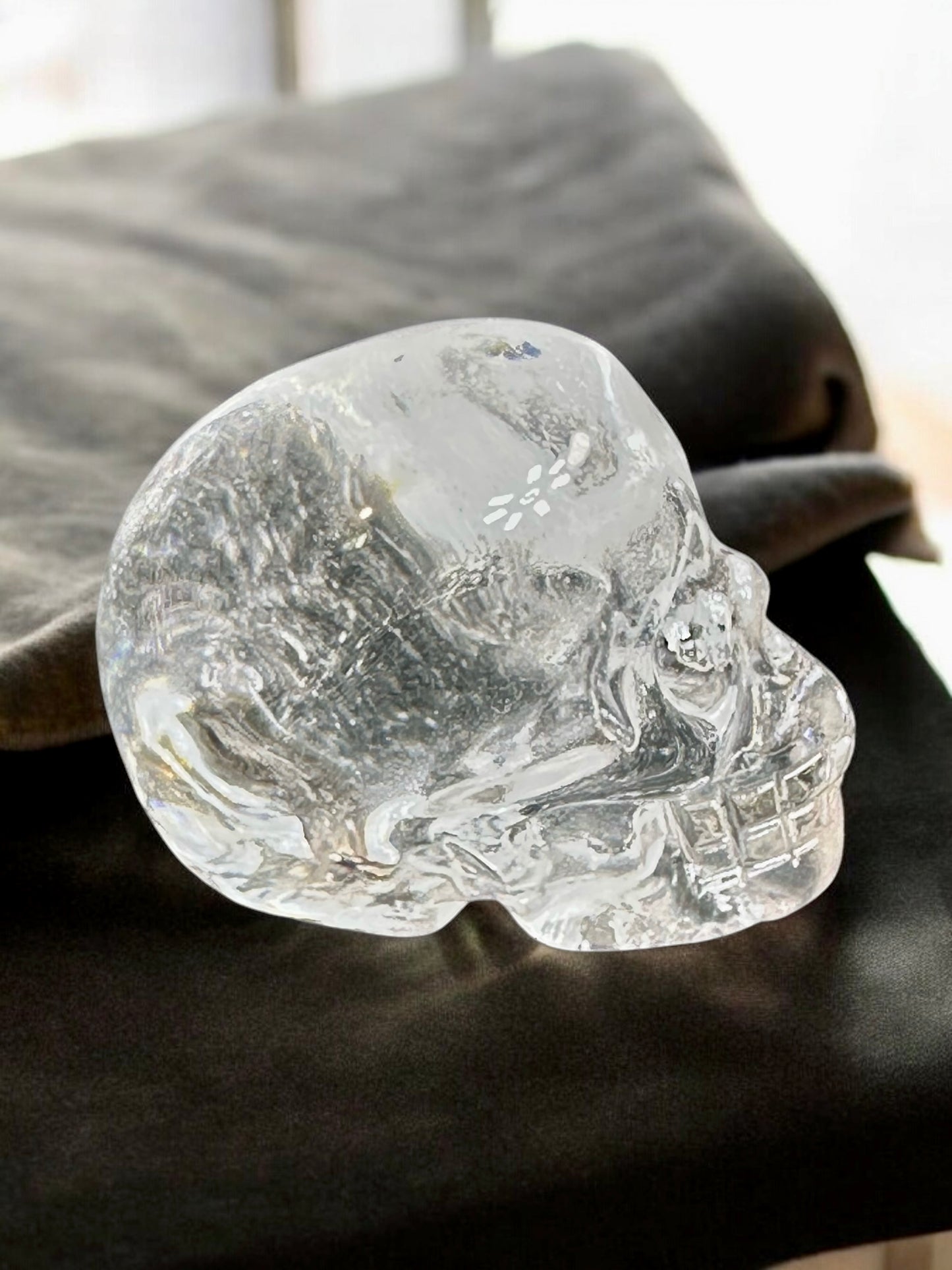 Clear Quartz Skull