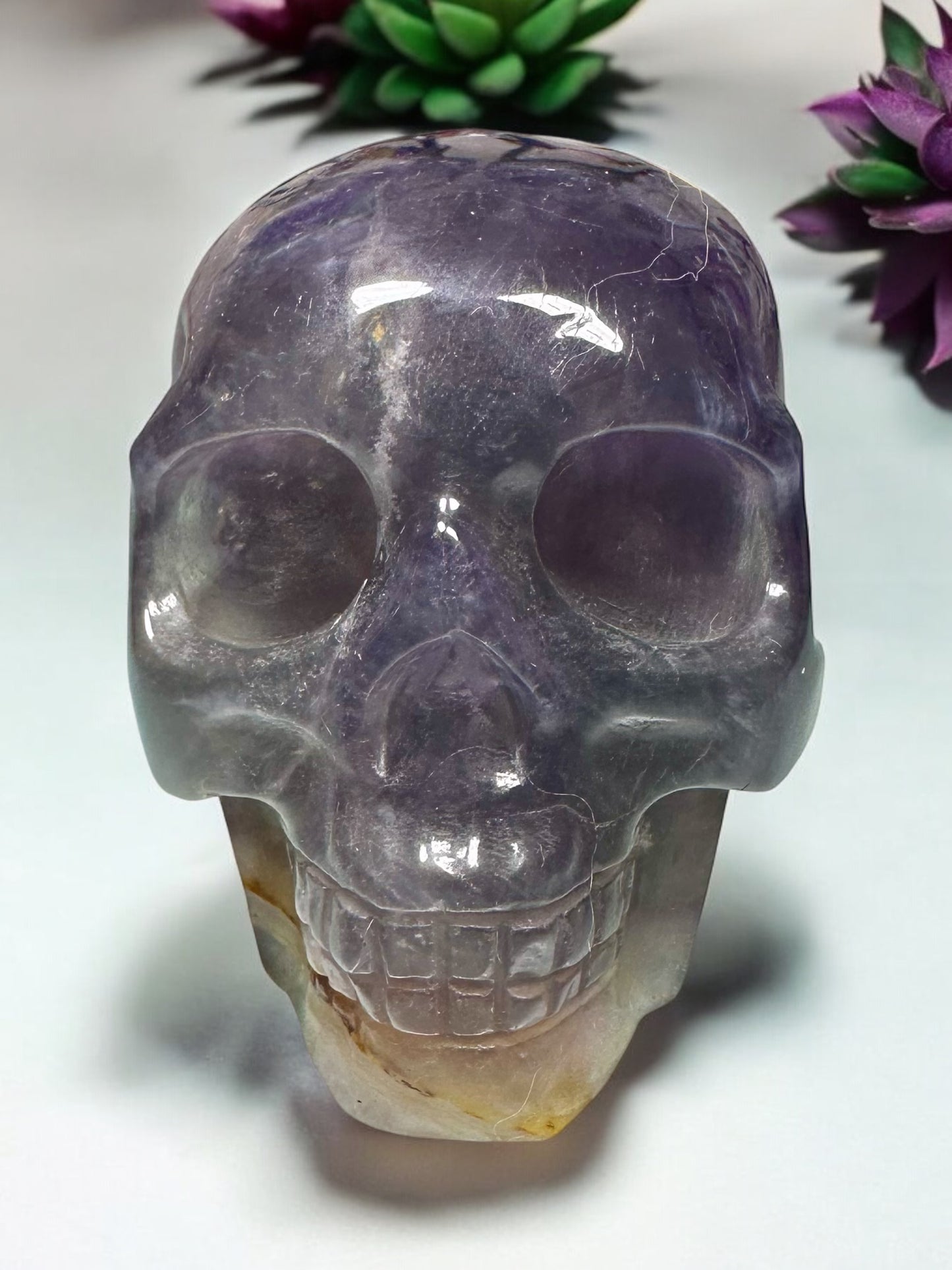 Fluorite Skull