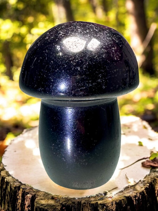 Obsidian Crystal Mushroom