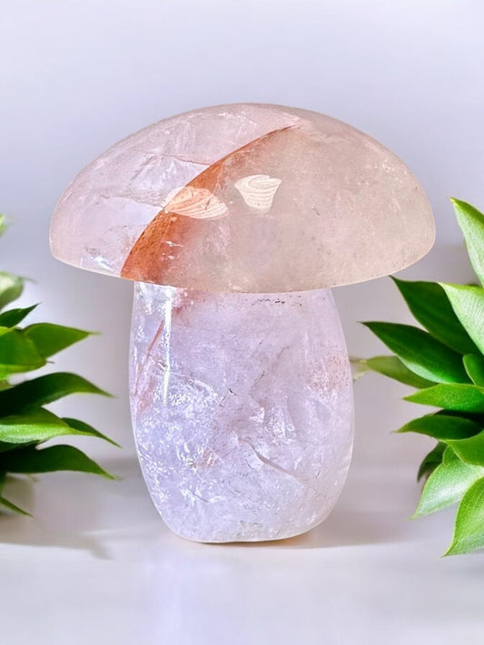 Fire Quartz Mushroom