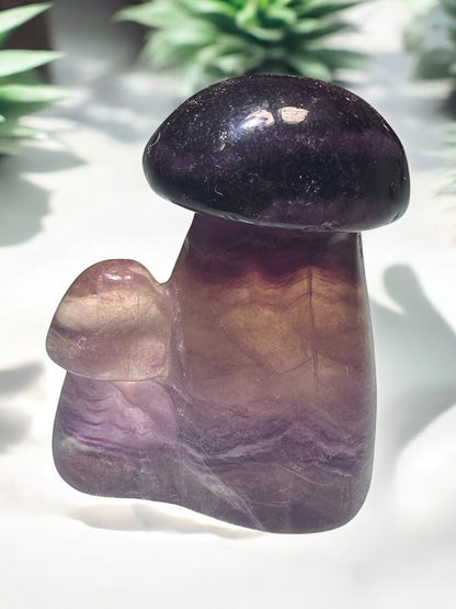 Fluorite Mushrooms