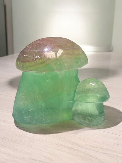 Fluorite Crystal Mushroom