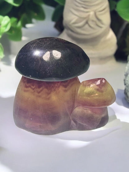 Fluorite Crystal Mushroom