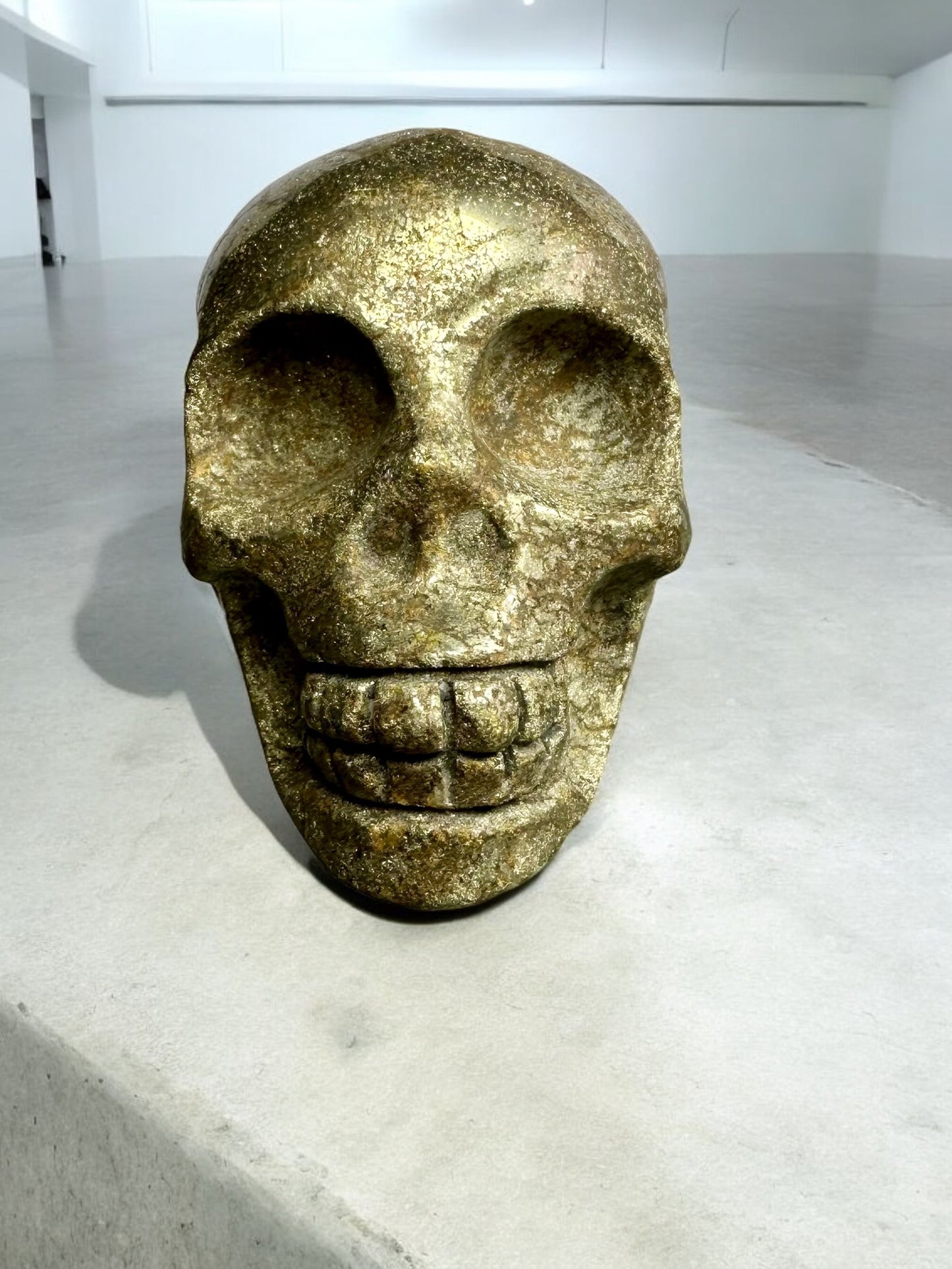 Pyrite Skull