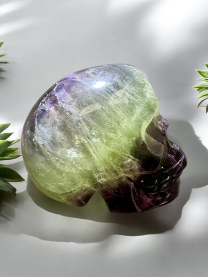 Fluorite Skull