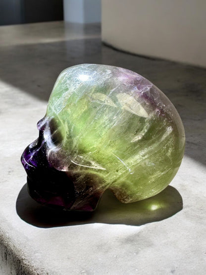 Fluorite Skull