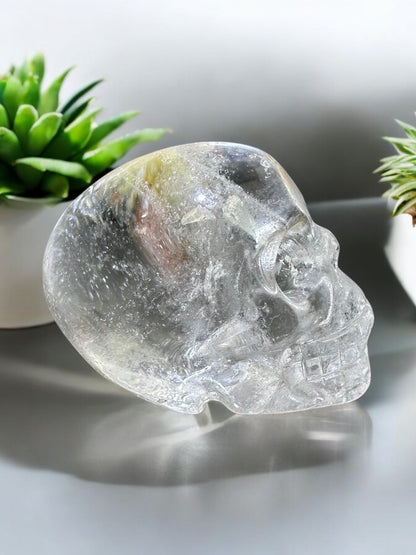 Clear Quartz Skull