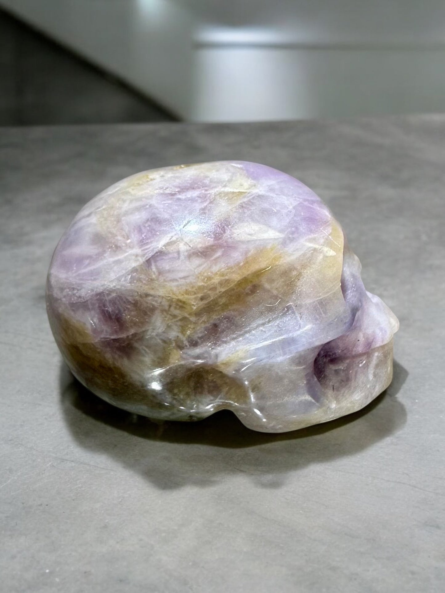 Amethyst Skull