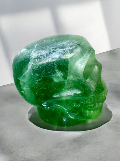 Fluorite Skull