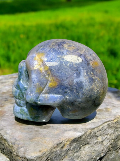 Ocean Jasper Skull