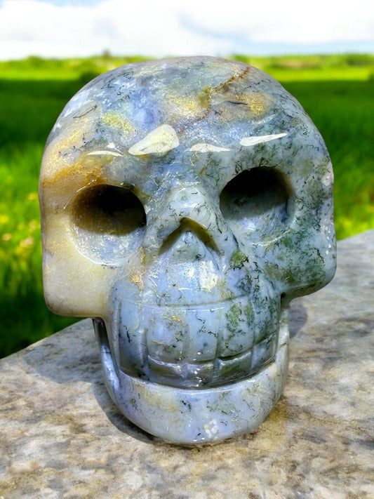 Ocean Jasper Skull