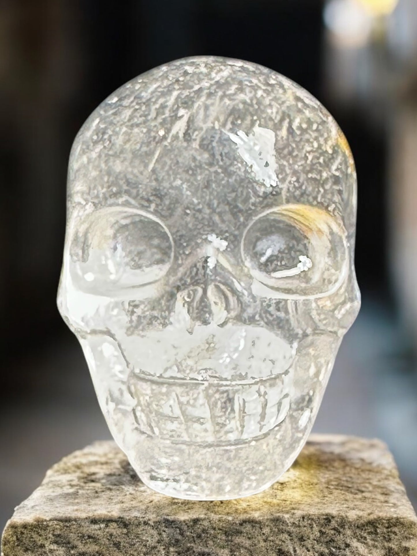 Clear Quartz Skull