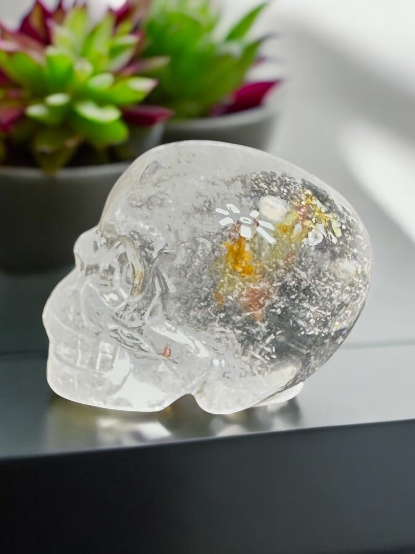 Clear Quartz Skull