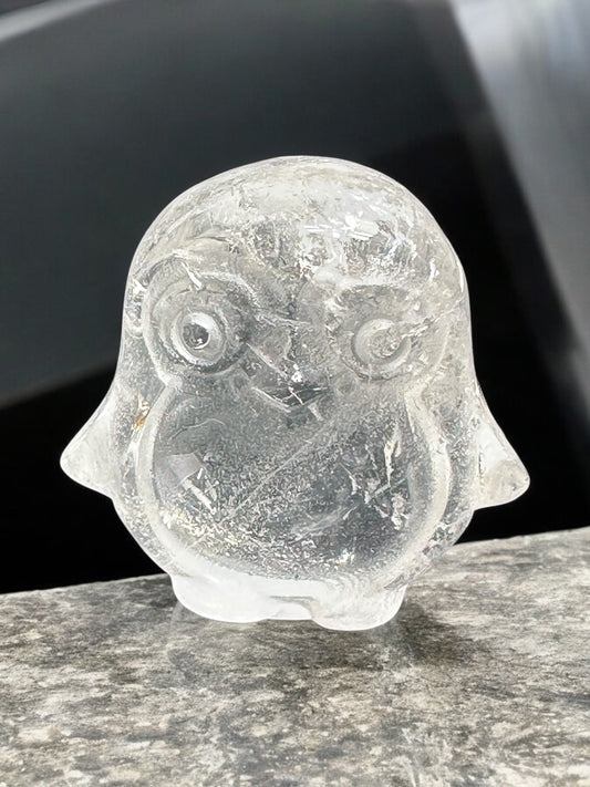 Clear Quartz Penguin