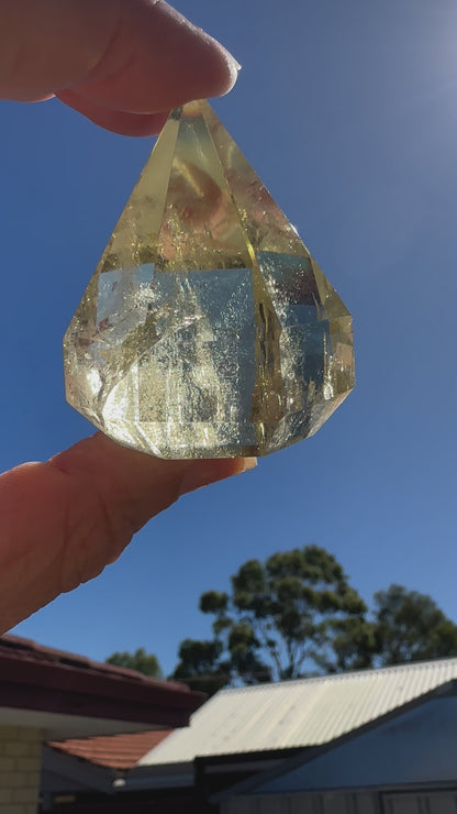 Citrine Quartz Diamond