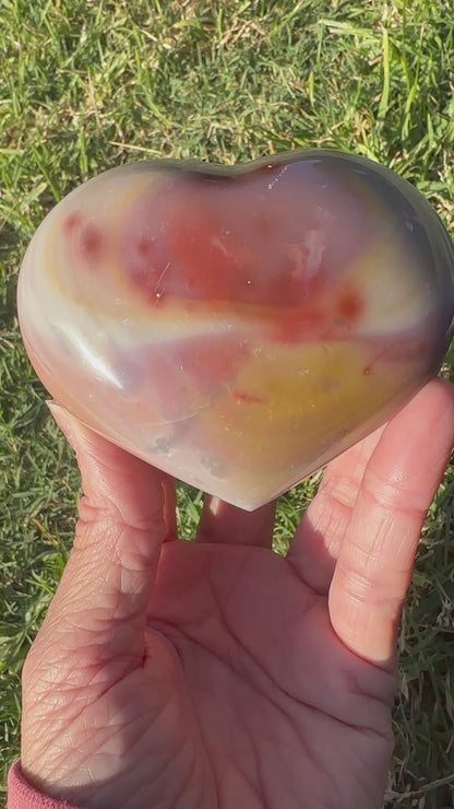 Ocean Jasper Heart