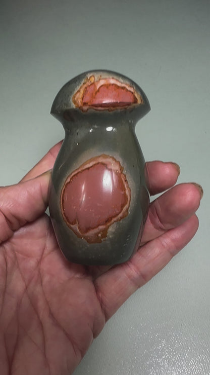 Polychrome Jasper Crystal Mushroom