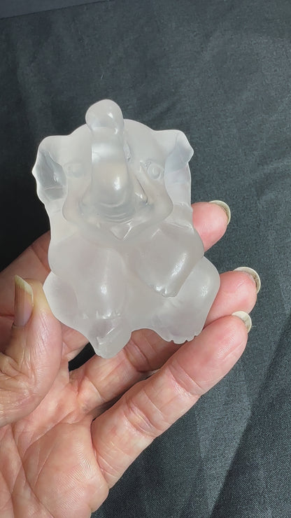 Clear Quartz Elephant